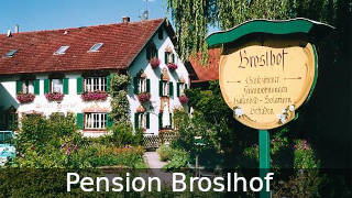 Ferienwohnungen und Zimmer in der Pension Broslhof in Inning am Ammersee