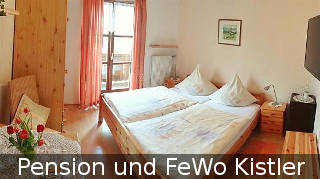 Ferienwohnung und Zimmer in der Pension Kistler